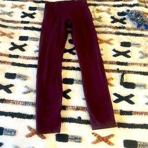 Lululemon Plum Wunder Under Crops